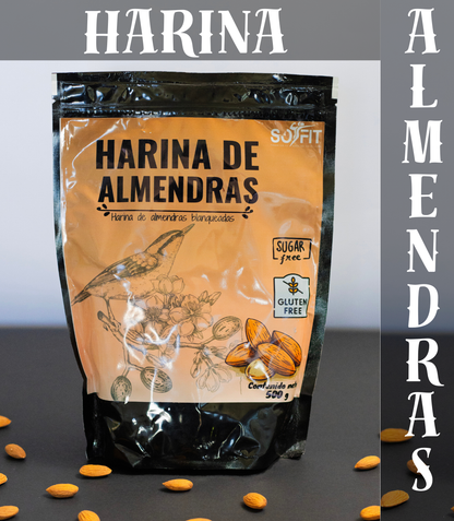 Harina De Almendras Sabor Natural 🌰