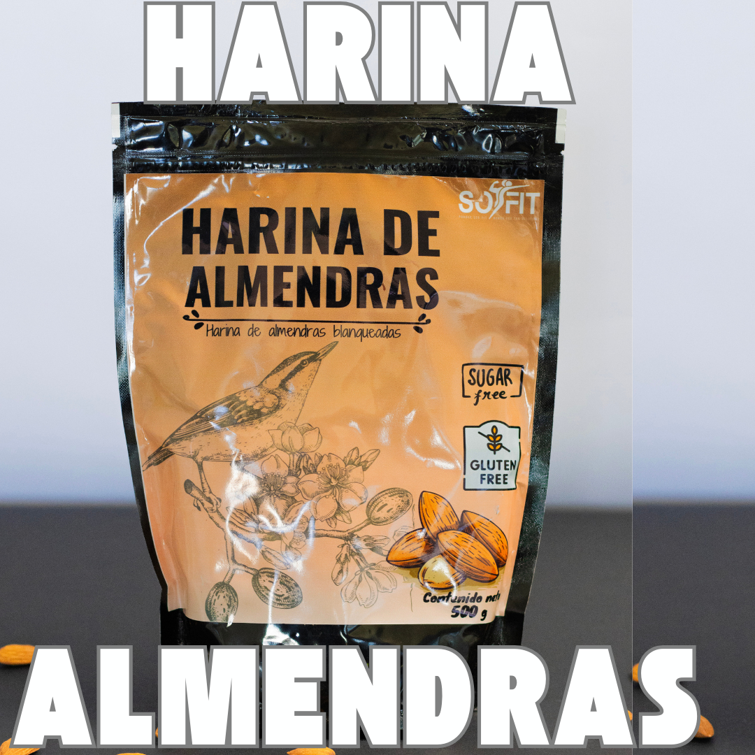 Harina De Almendras Sabor Natural 🌰