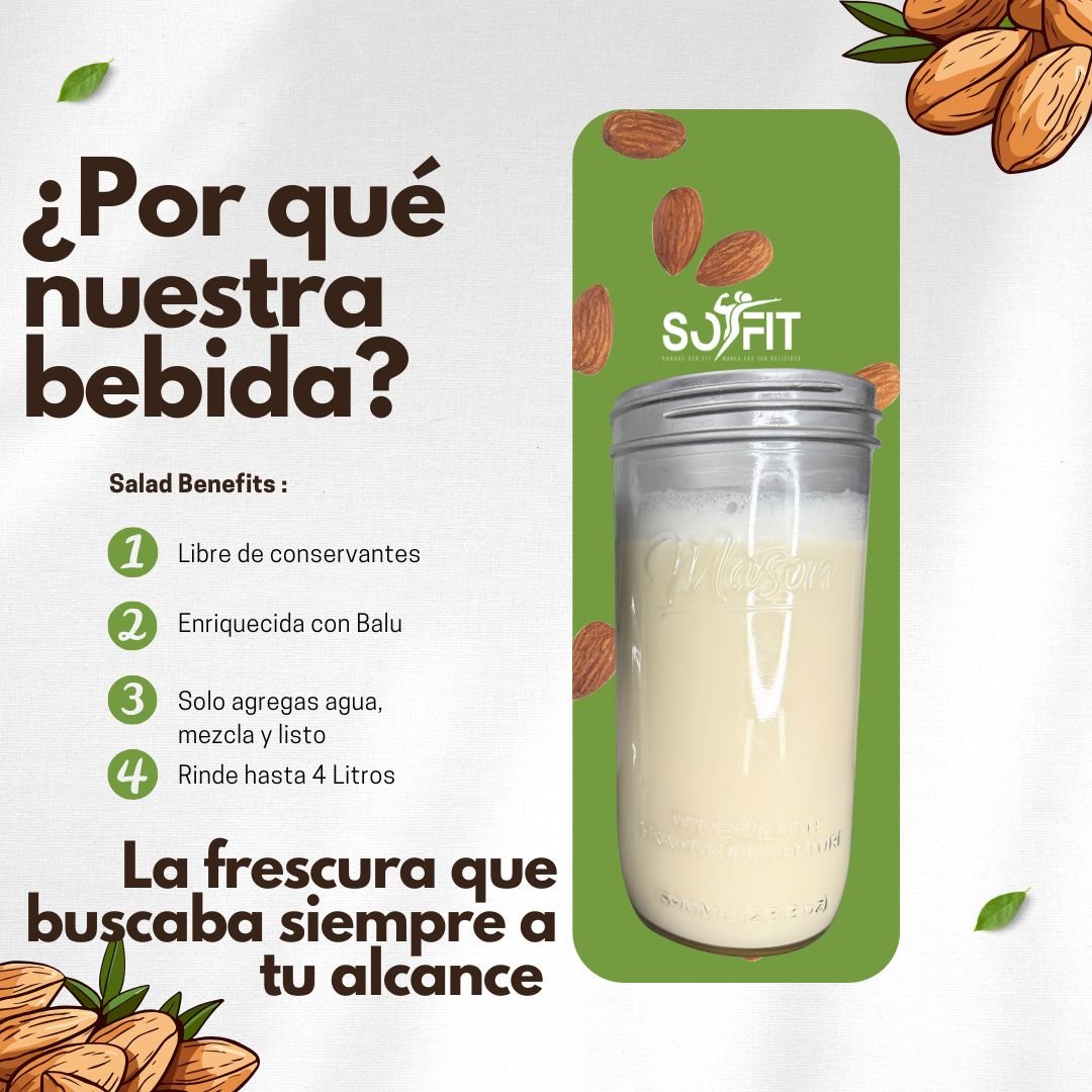Base Para bebida de almendras - somosfit