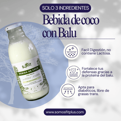 BEBIDA DE COCO CON BALU - somosfit