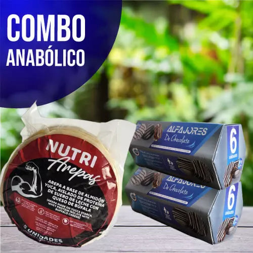 Combo anabólico💪🏻  Nutriarepas 🫓 + 2  cajas alfajores 🍫