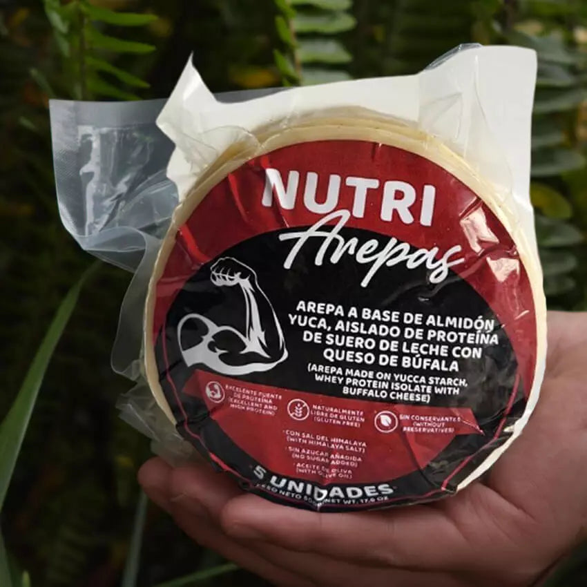 🫓Nutriarepas🫓 10 g Proteína X unidad, Rellenas Con Queso Mozarella Bufala🧀